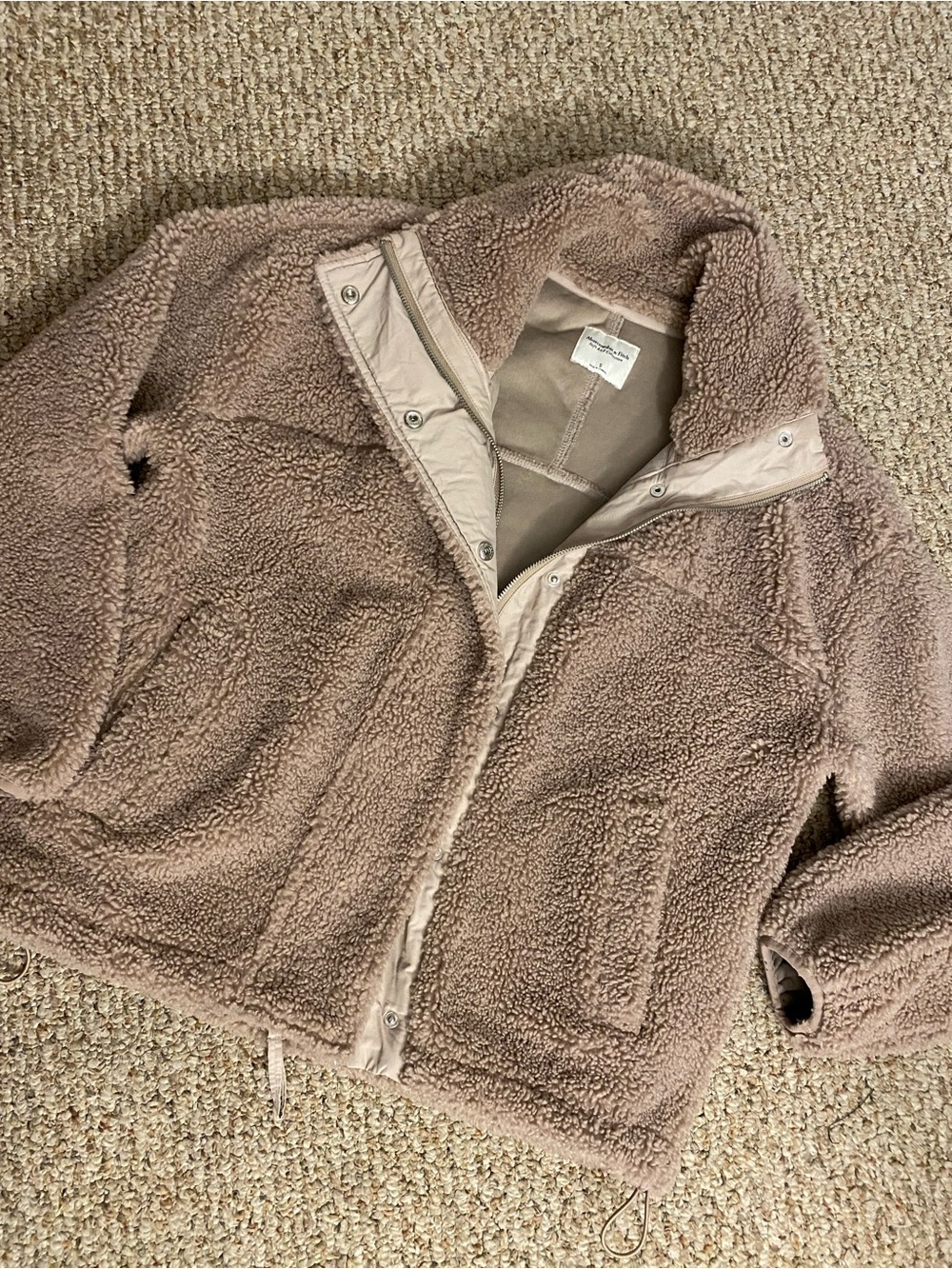 Abercrombie & Fitch Sherpa Full Size Jacket